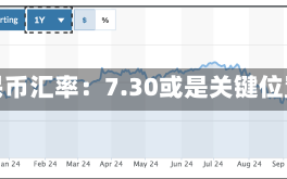 人民币汇率：7.30或是关键位置