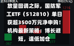 放量回调之际，国防军工ETF（512810）单日获超3500万元净申购！机构最新策略：博长避短，逢低加仓