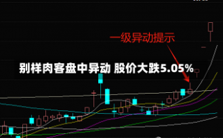 别样肉客盘中异动 股价大跌5.05%