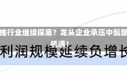 碳纤维行业继续探底？龙头企业承压中酝酿新机遇！