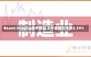 Beamr Imaging盘中异动 下午盘股价大跌5.39%