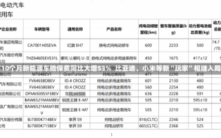 前10个月新能源车险保费同比大增53%  比亚迪、小米等新“玩家”相继入局