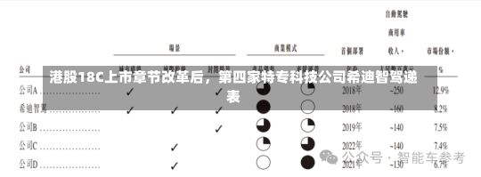 港股18C上市章节改革后，第四家特专科技公司希迪智驾递表-第1张图片-玩游号