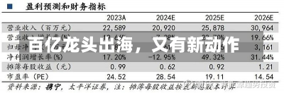 百亿龙头出海，又有新动作-第2张图片-玩游号