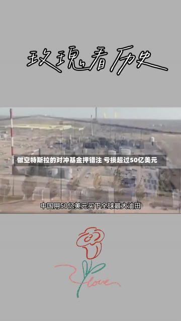 做空特斯拉的对冲基金押错注 亏损超过50亿美元-第1张图片-玩游号