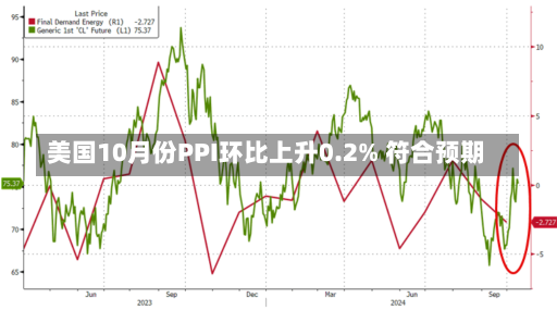 美国10月份PPI环比上升0.2% 符合预期-第1张图片-玩游号