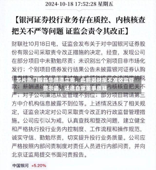 芯片热门股晶华微遭立案，此前因财报不准收监管警示函，还遭自家董事质疑-第1张图片-玩游号