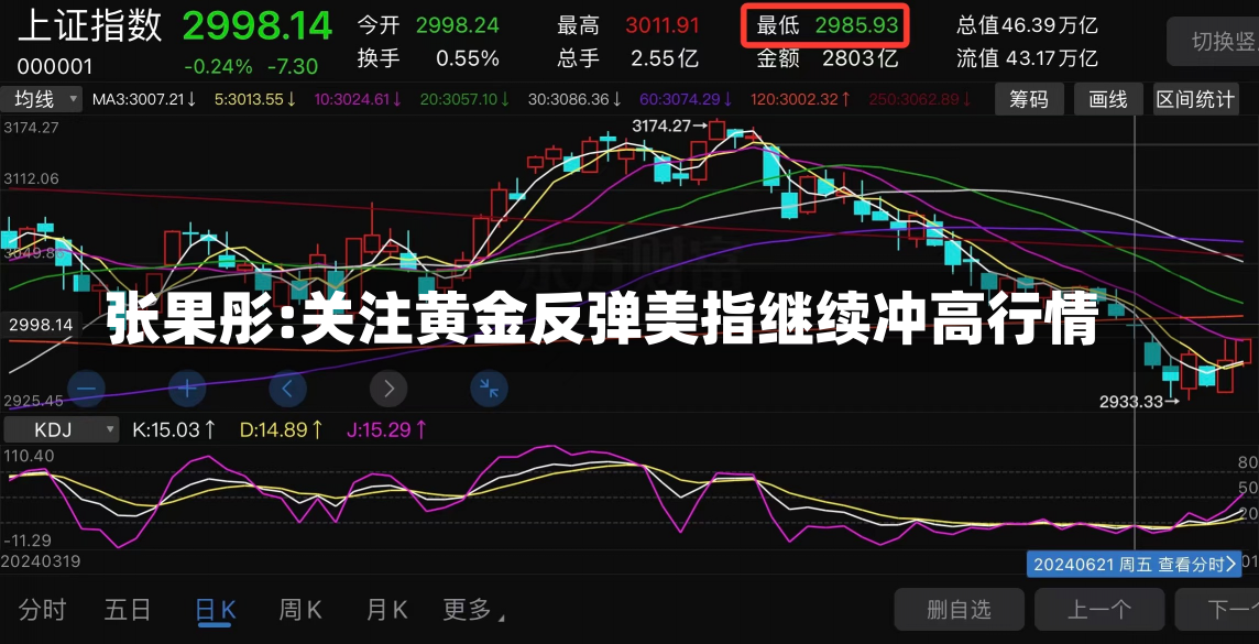 张果彤:关注黄金反弹美指继续冲高行情-第1张图片-玩游号